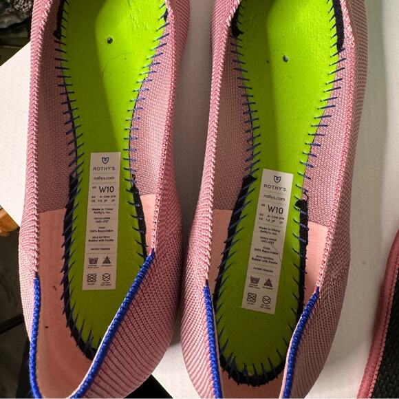 Rothy's The Point in Retired Rosebud Light Pink sz 10 - Picture 10 of 10